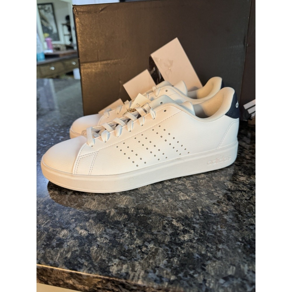 Adidas Women's Advantage 2.0 Athletic Low Top Shoes Cloud White Size 9.5‎